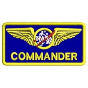 Parche Bordado NASA Commander