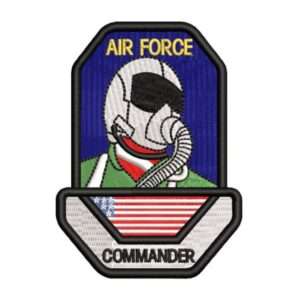 Parche Bordado Piloto Air Force Commander