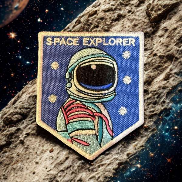 Parche Bordado Space Explorer Nasa Astronauta Estilo Moderno2
