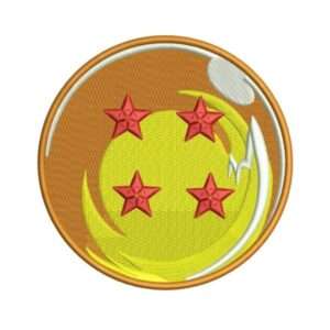 Parche Embroider Bordado esfera dragon ball