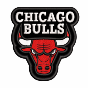 Parche bordado Embroidery Design–chicago bulls nnba