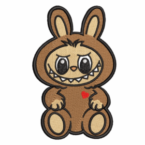 Parche bordado Embroidery Design–labubu (6)