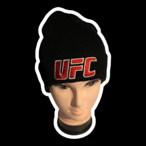 gorro beanie bordado logo peronalizado ufc