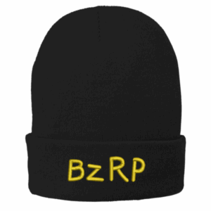 gorro beanie bordado personalizado bizarrap