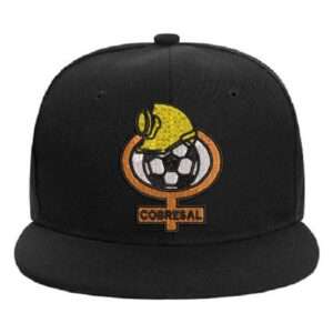 gorro jockey snapback embro bordado futbol cobresal