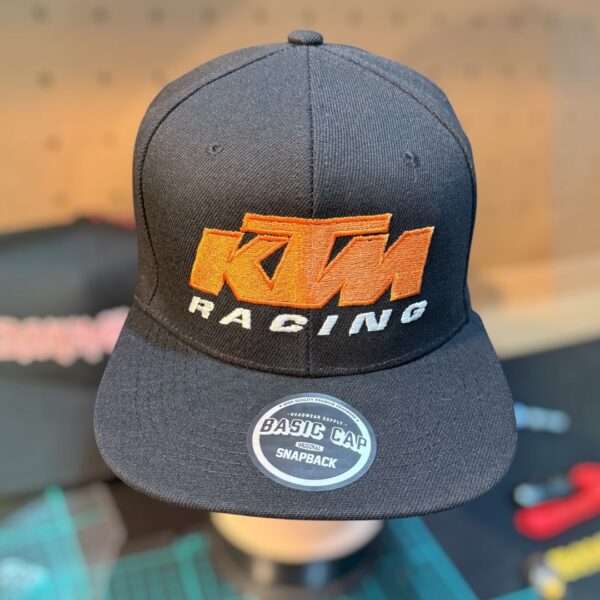 gorro jockey snapback embro bordado ktm2