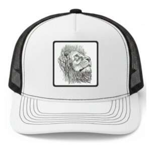gorro jockey snapback embro bordado leon esponjoso3
