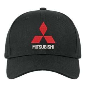 gorro jockey snapback embro bordado mitsubishi
