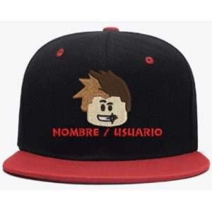 gorro jockey snapback embro bordado roblox personalizado (4)