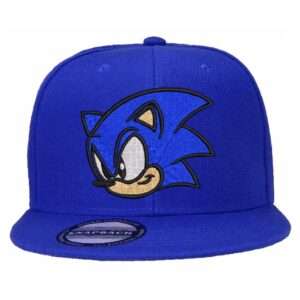 gorro jockey snapback embro bordado sonic