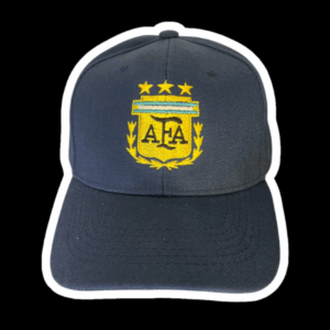 gorro snapback bordado logo argentina futbol