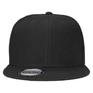 gorro snapback jockey mockup negro (2)