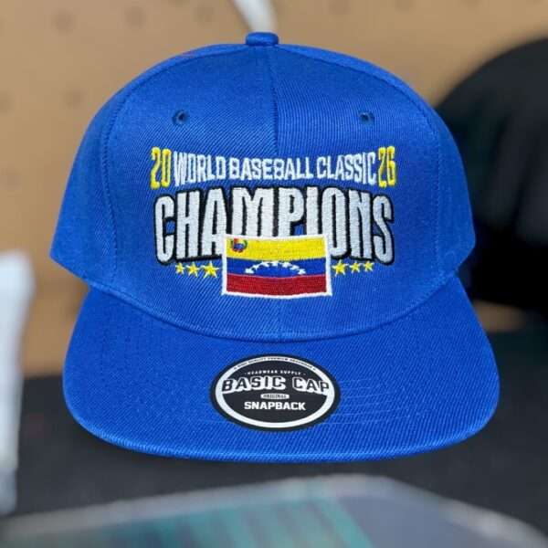gorro snapback venezuela beisbol campeon
