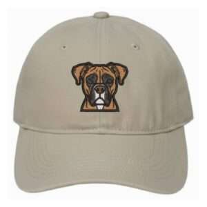 jockey gorro trucker bordado Embroidery animales mascotas perro Boxer
