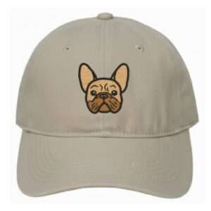 jockey gorro trucker bordado Embroidery animales mascotas perro Bull dog Frances