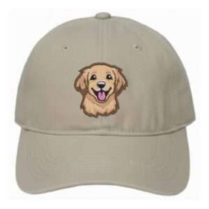 jockey gorro trucker bordado Embroidery animales mascotas perro Golden Retriever