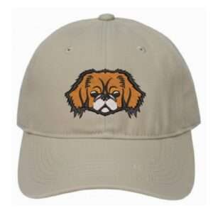 jockey gorro trucker bordado Embroidery animales mascotas perro Pequines