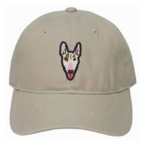 jockey gorro trucker bordado Embroidery animales mascotas perro bull terrier