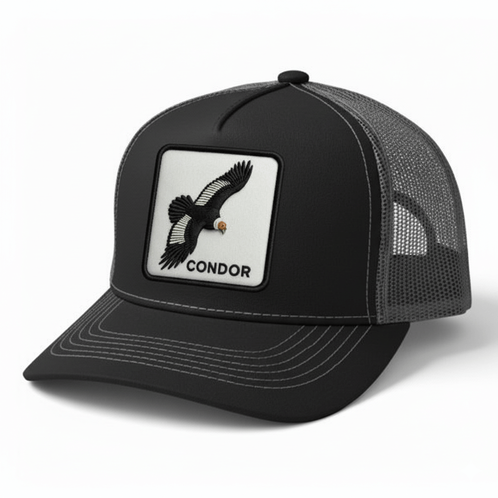 jockey gorro trucker bordado Embroidery condor4