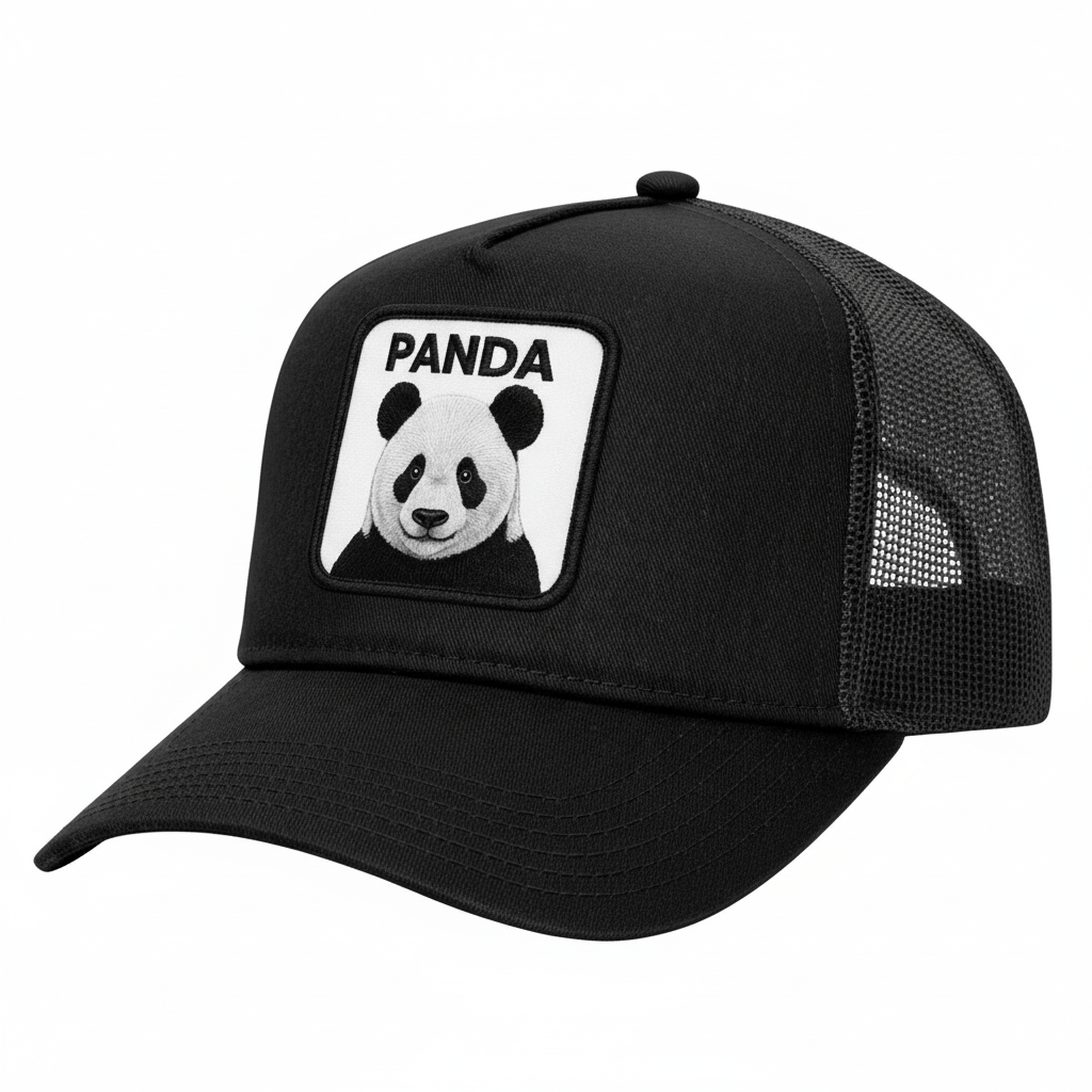 jockey gorro trucker bordado Embroidery panda5