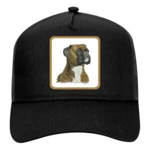 jockey gorro trucker bordado Embroidery perro boxer8