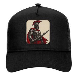jockey gorro trucker bordado Embroidery spartan warrior