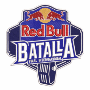 parche bordado Embroidery Design–red bull batalla