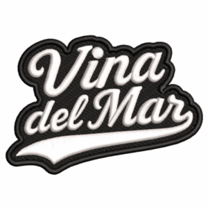 parche bordado Embroidery Design–viña del mar vintage