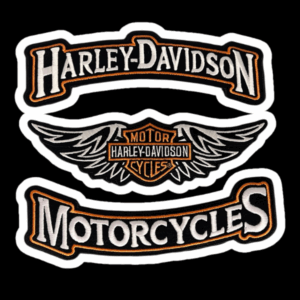 parche bordado logo peronalizado harley davidson