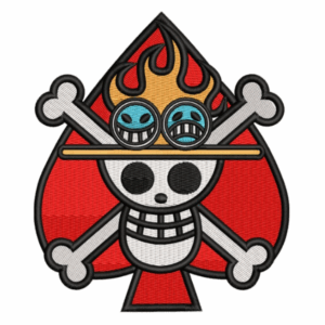 parche embroidery logo bordado diseño one piece anime