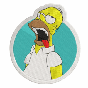 parche embroidery logo bordado diseño simpsons